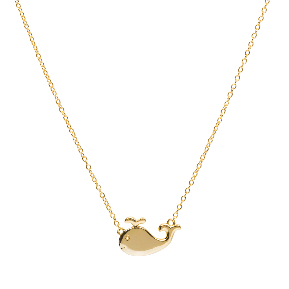 Baby Whale Silver Necklace
