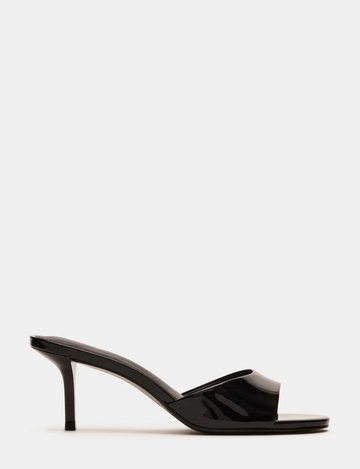 Kendrix Heel, Black Leather