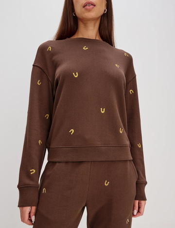 Ramona Sweatshirt, Horseshoes