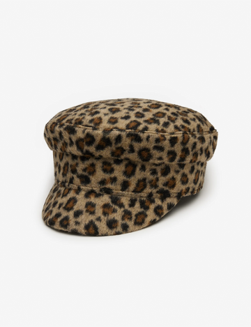 Jonesy Engineer Cap, Leopard