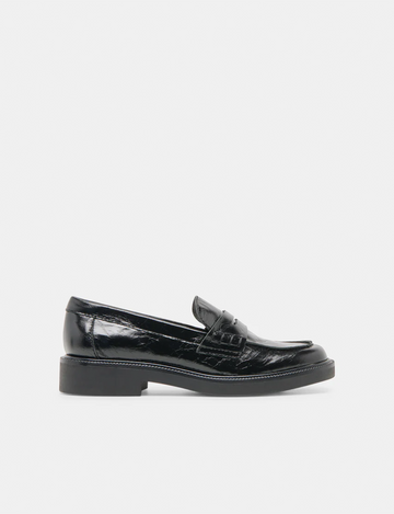 Tiggy Loafers, Midnight Crinkle