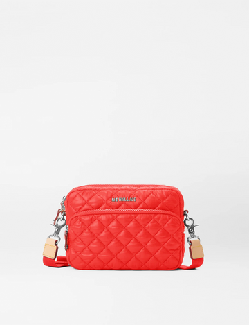Small Metro Camera Bag, Bright Cherry