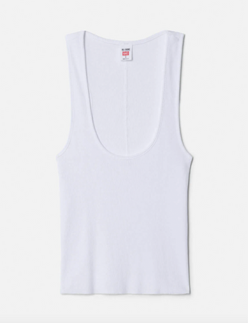 Cut Off Tank, Optic White