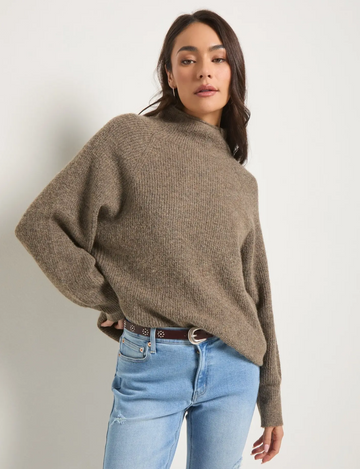 Driftwood Sweater, Marled Taupe