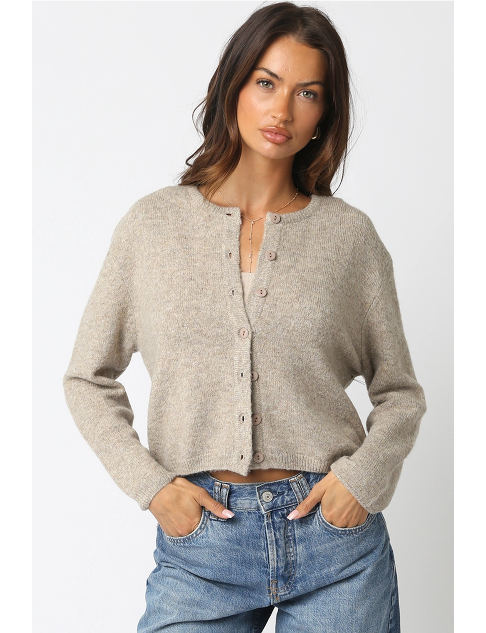Anabel Cardigan, Taupe