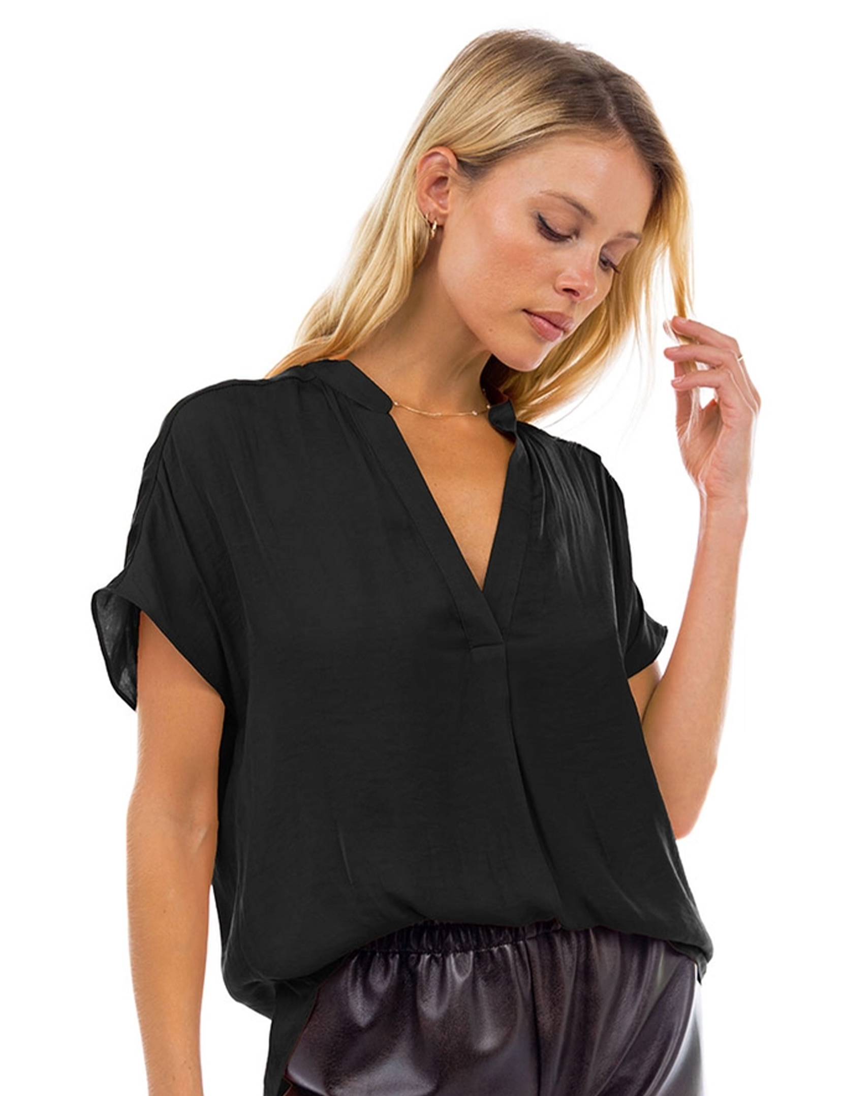 Fallon Blouse, Black