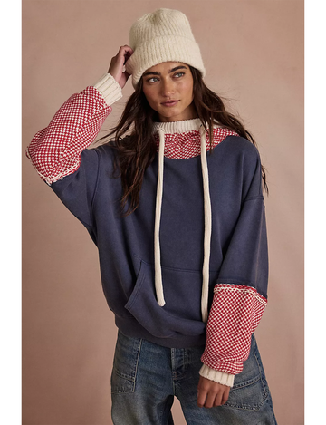 Snug Bonnet Sweatshirt, Indigo