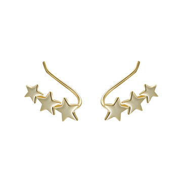Stars Constellation Crawler Earrings