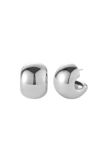 Gemma Hoops - Silver