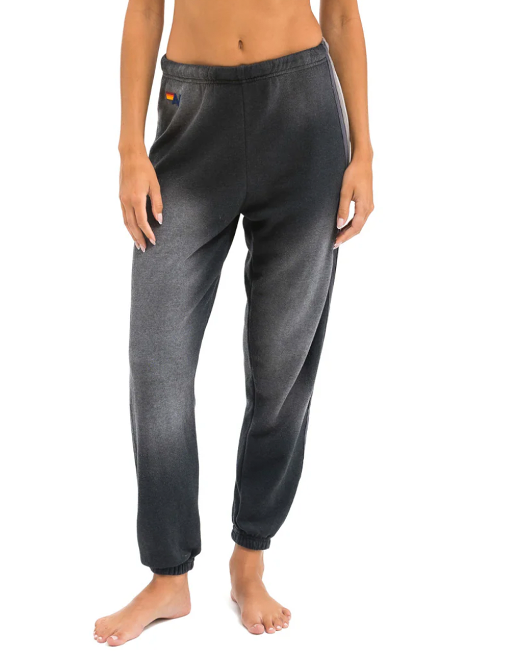 5 Stripe Sweatpant, Faded Smoke