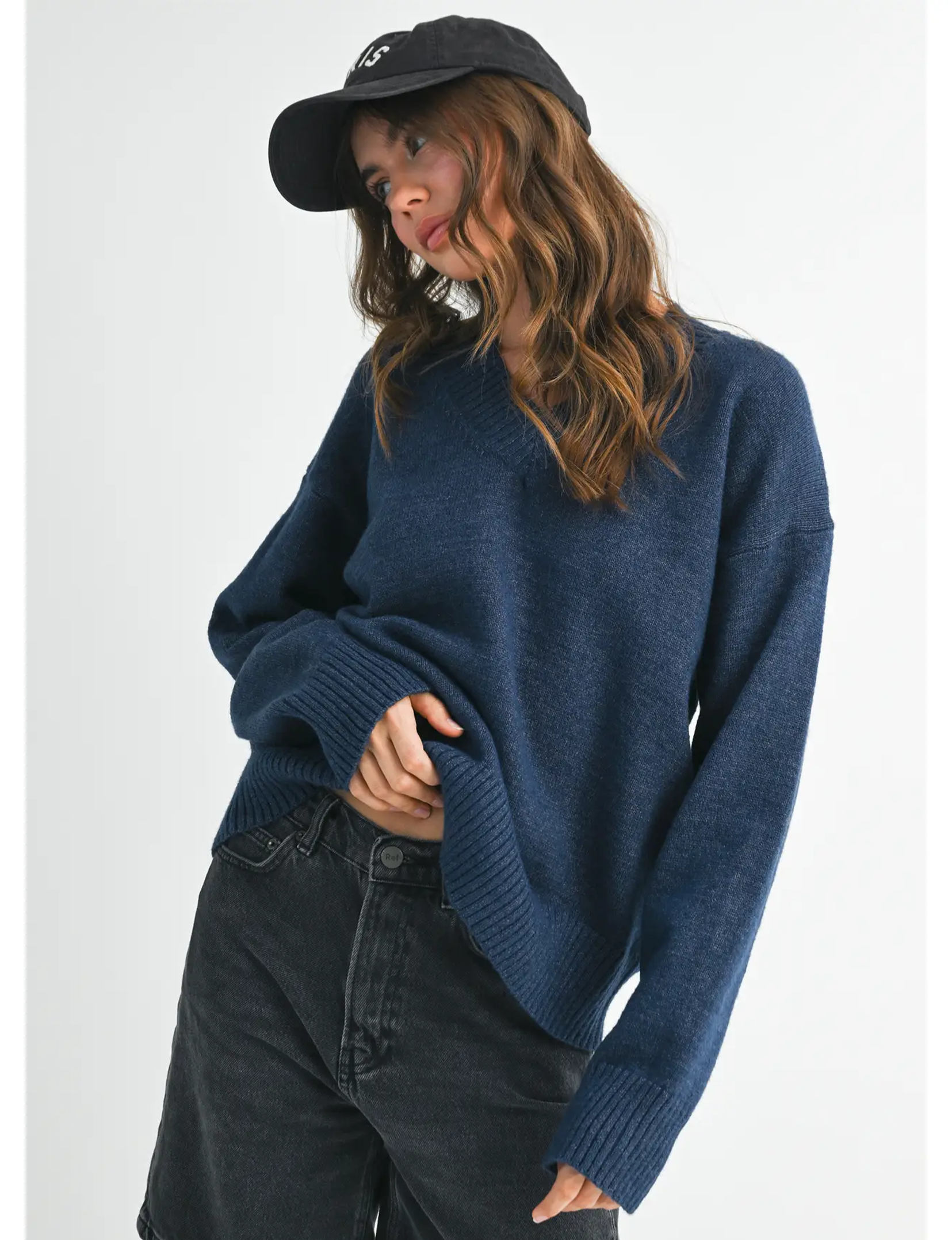 Oversized Vera Sweater, Blue