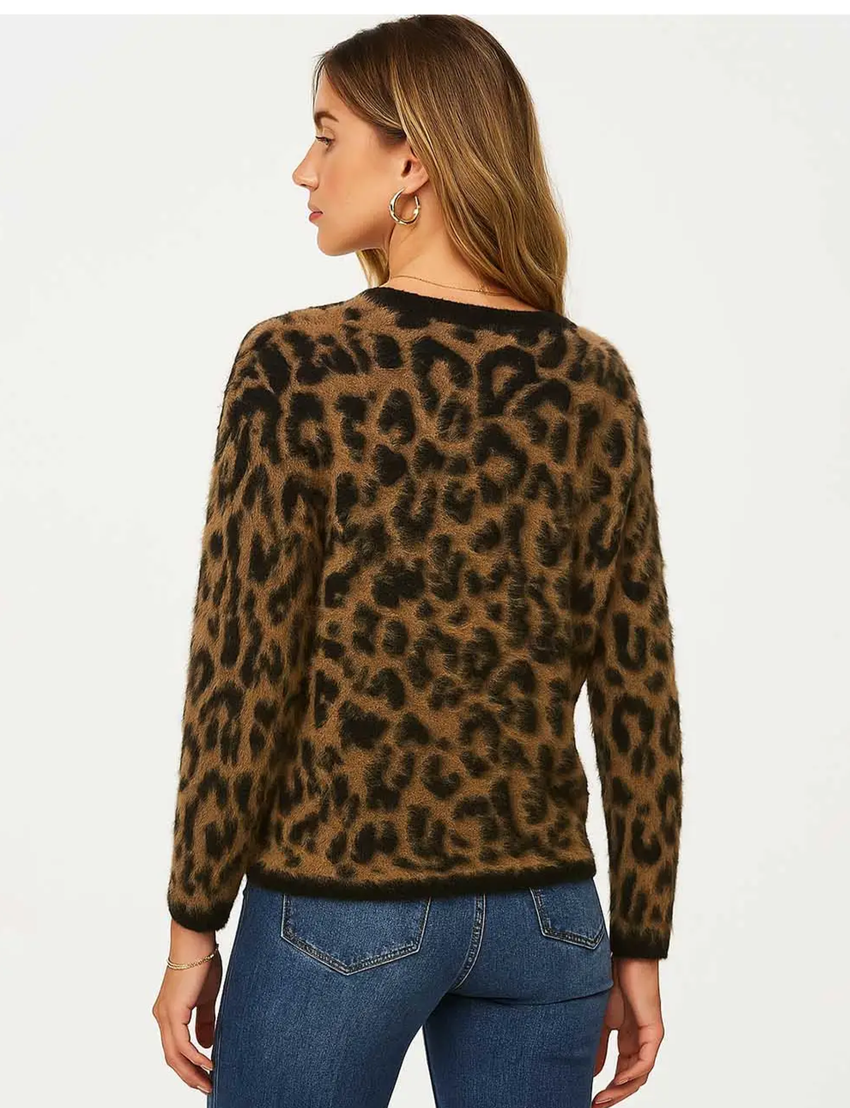 Leopard Knit Cardigan, Leopard