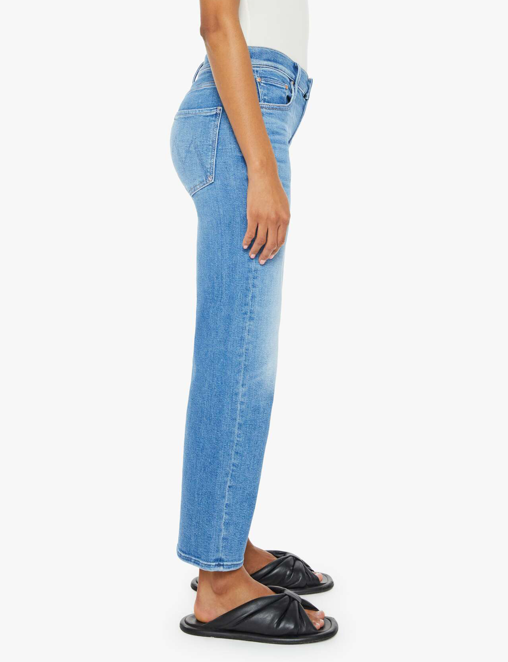 Mid Rise Rambler Zip Ankle, Out of The Blue