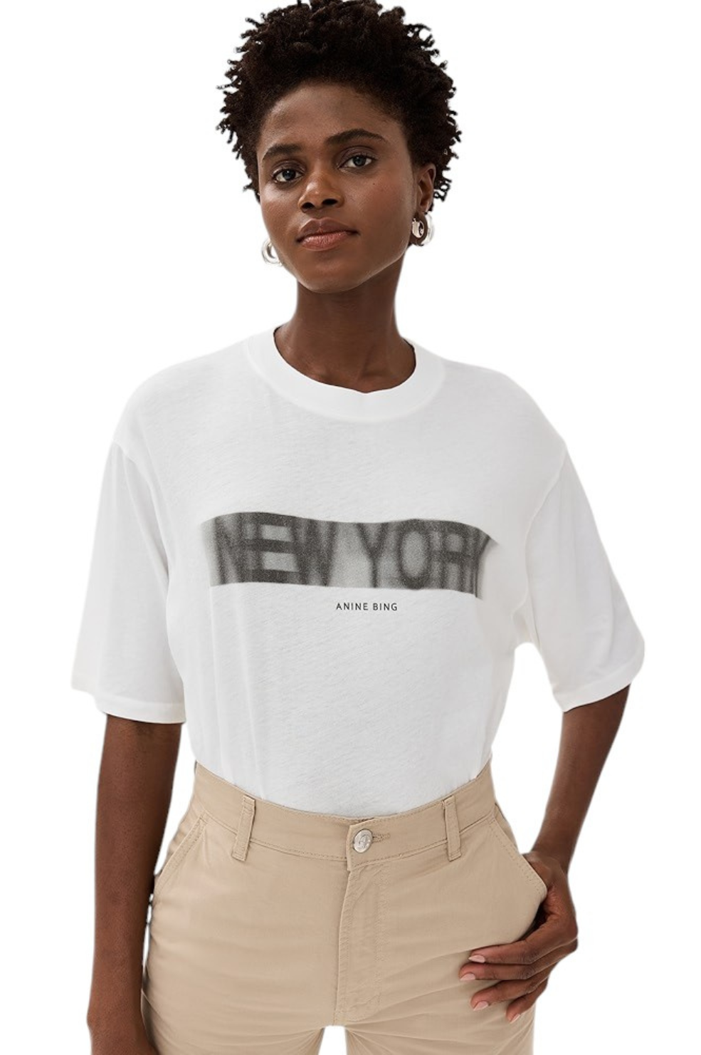 Cason Tee Blur - Ivory