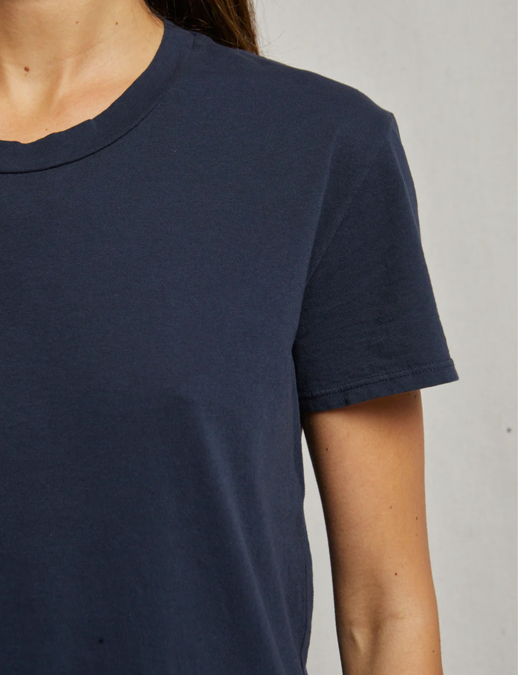 Harley Boxy Crew Tee, Navy