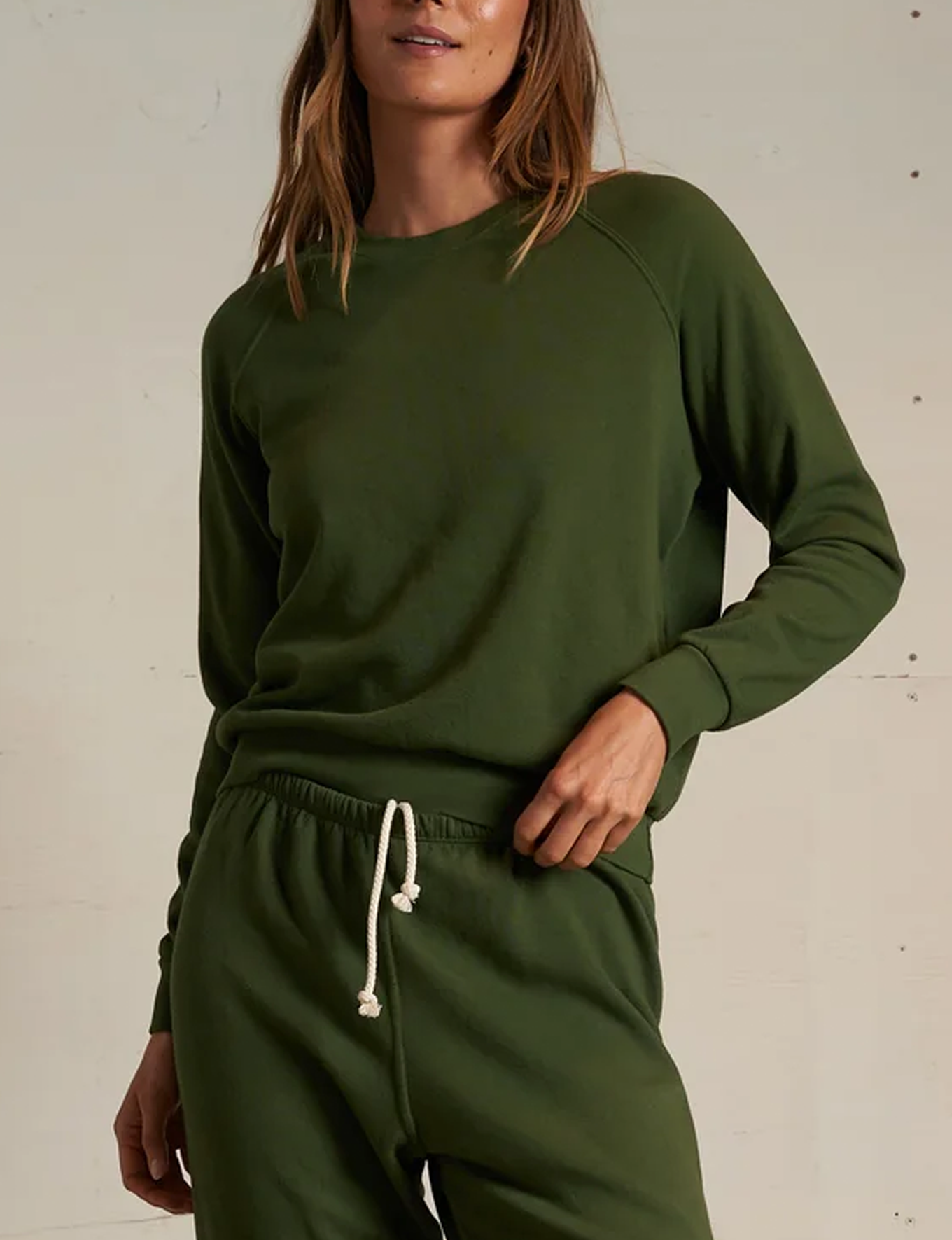 Alexi French Terry Sweatshirt, Fern Green