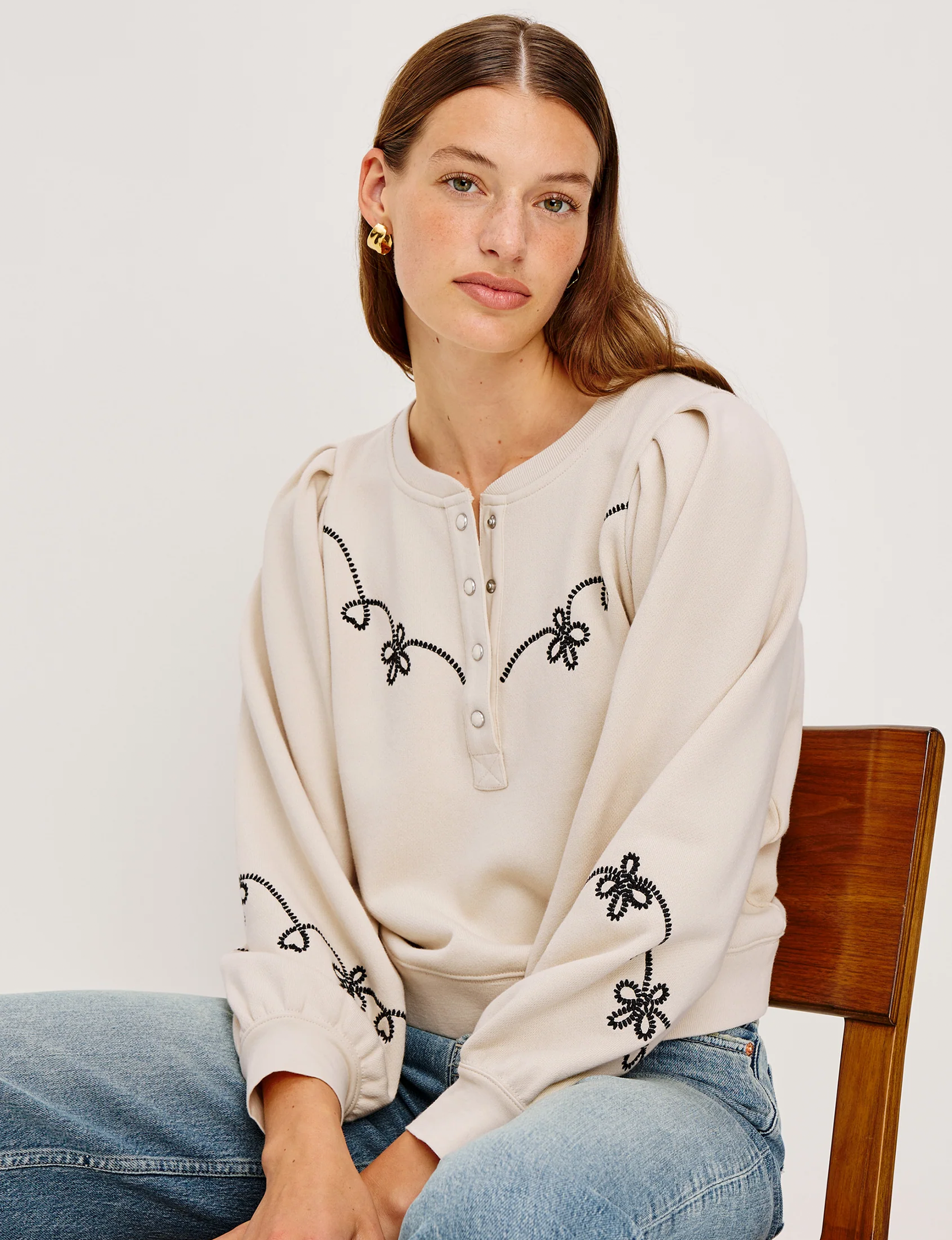 Hanne Sweatshirt, Ecru