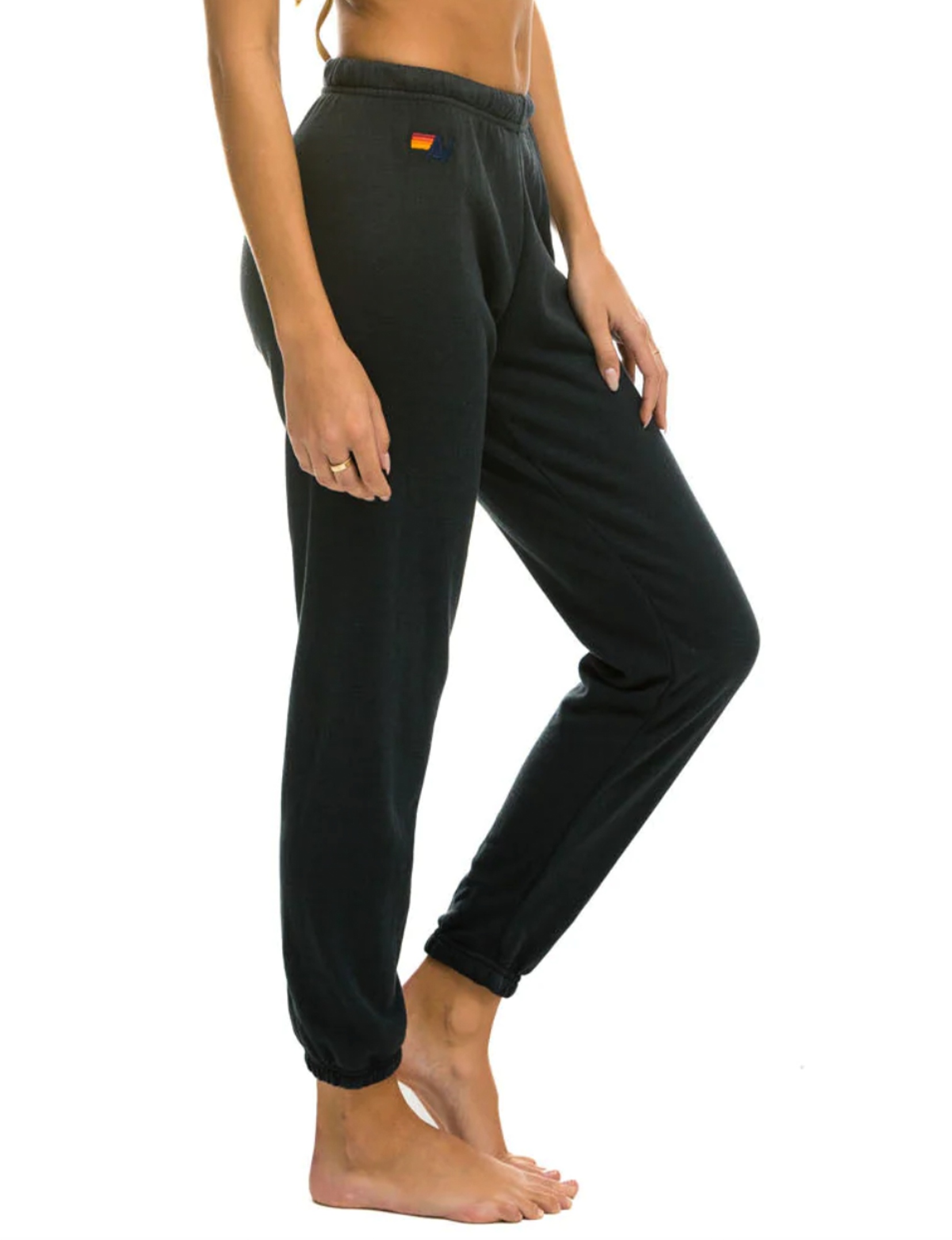 Bolt Sweatpants, Charcoal/White