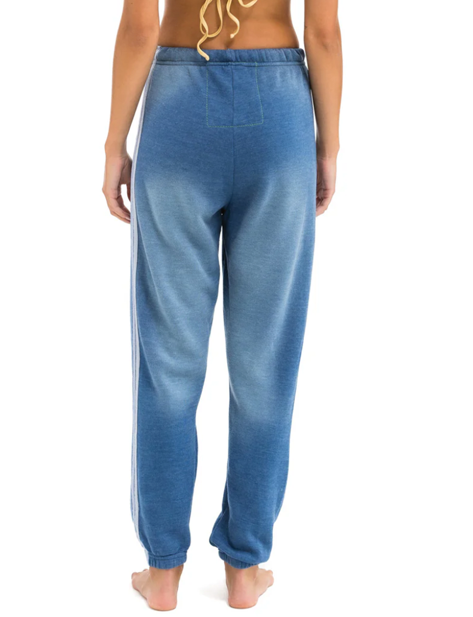 5 Stripe Sweatpants, Faded Water