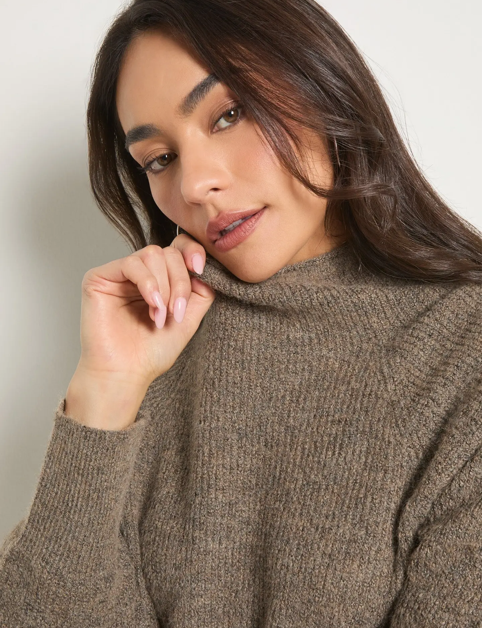 Driftwood Sweater, Marled Taupe