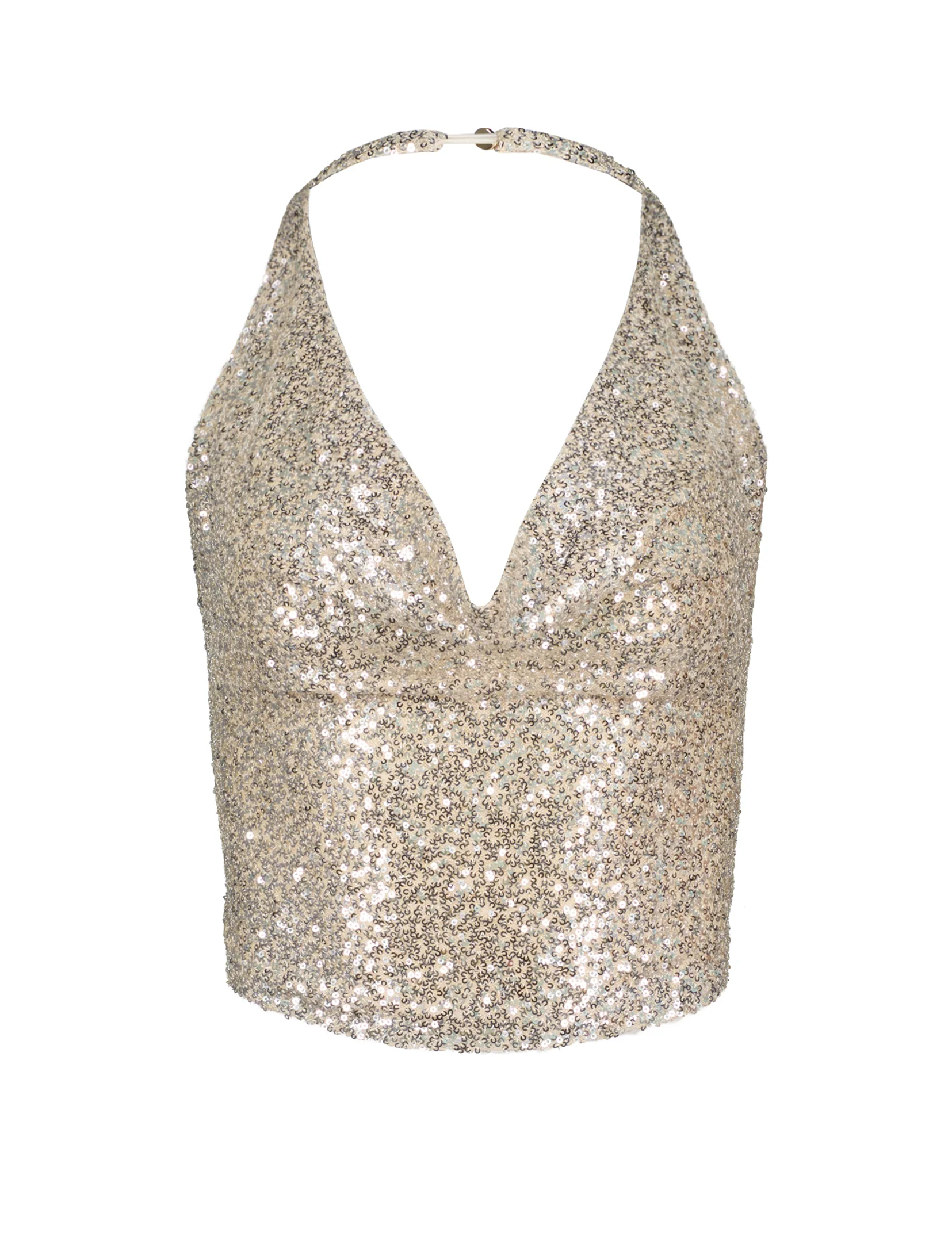 Sublime Halter Top, Champagne
