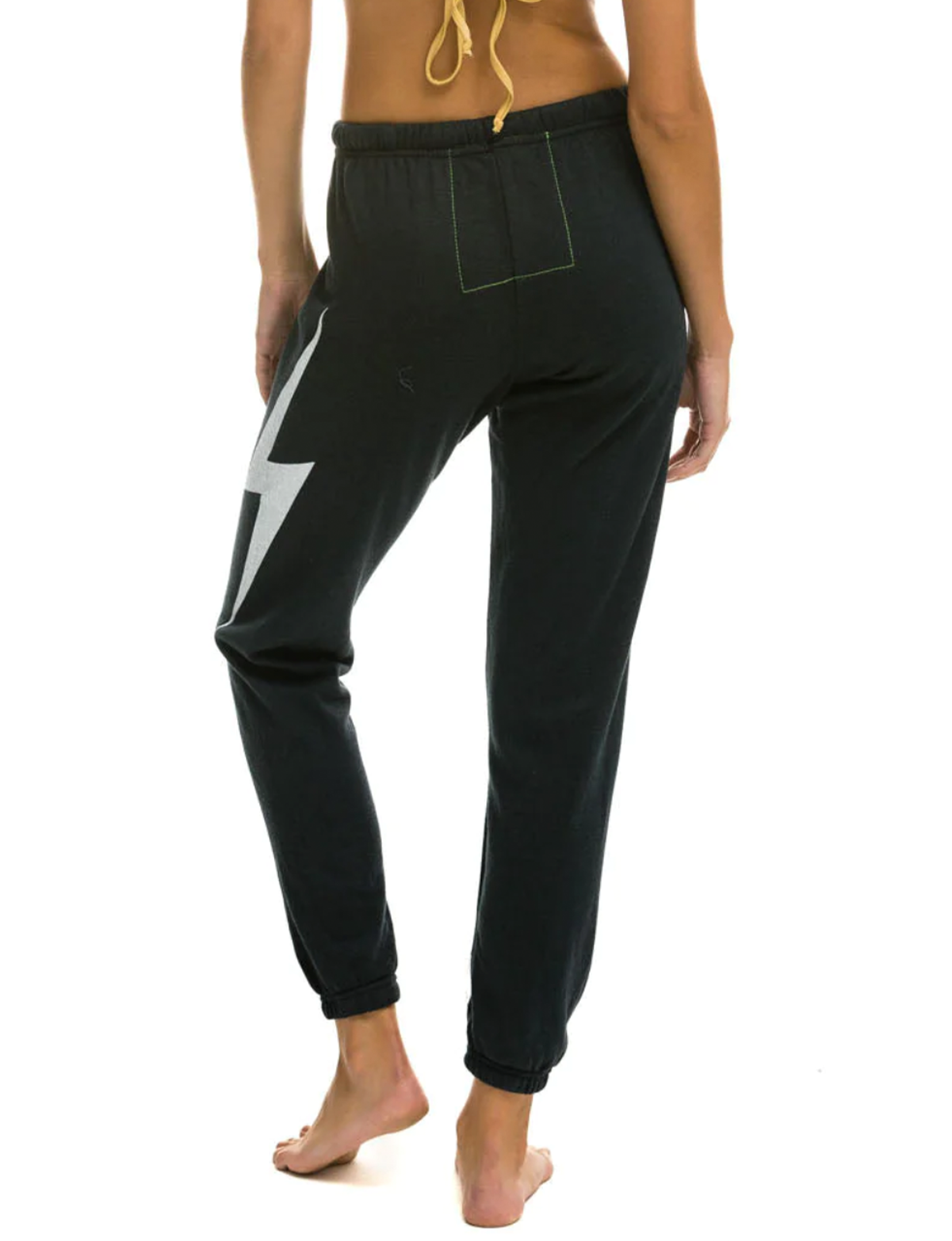 Bolt Sweatpants, Charcoal/White