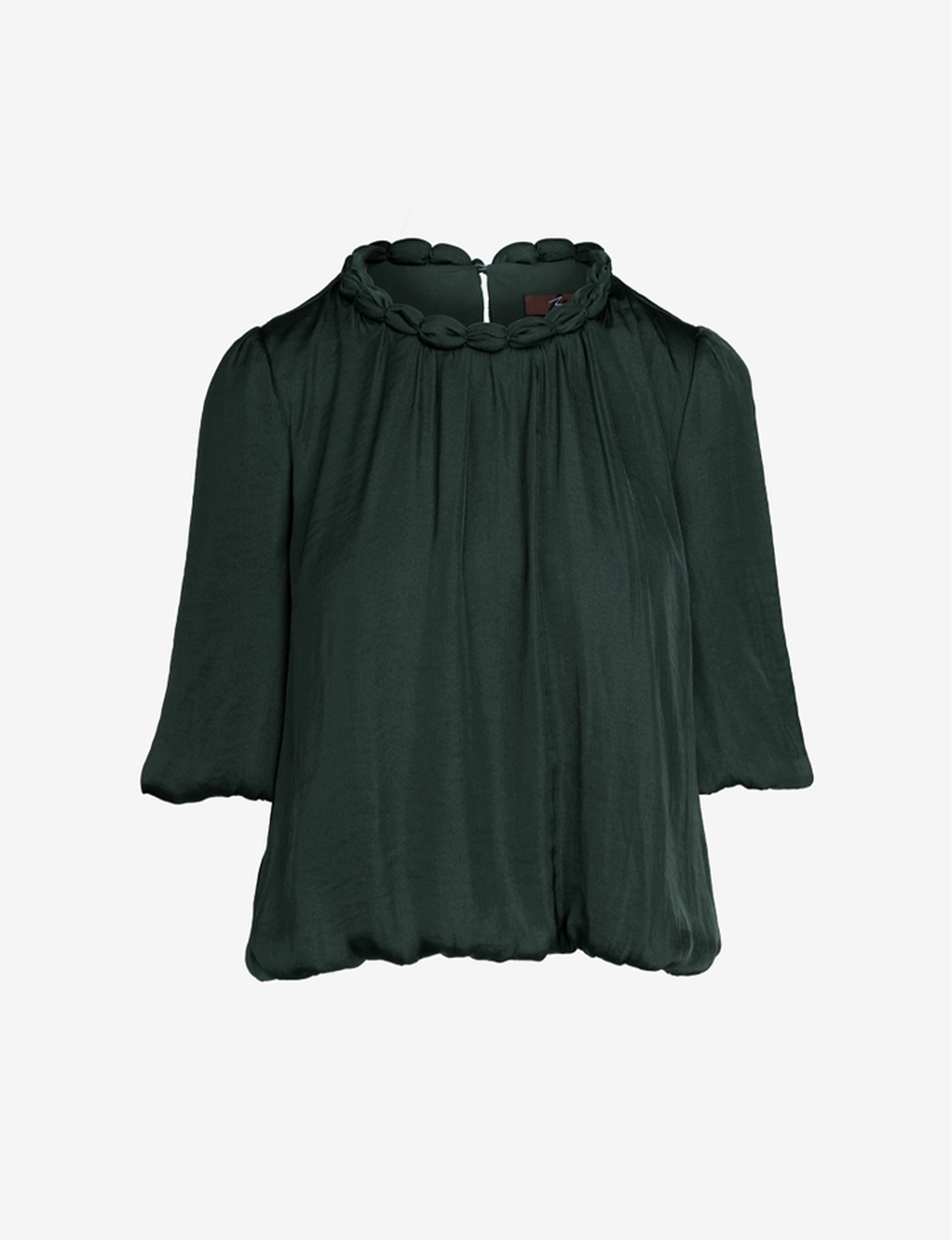 Billowy Blouse, Forest Green