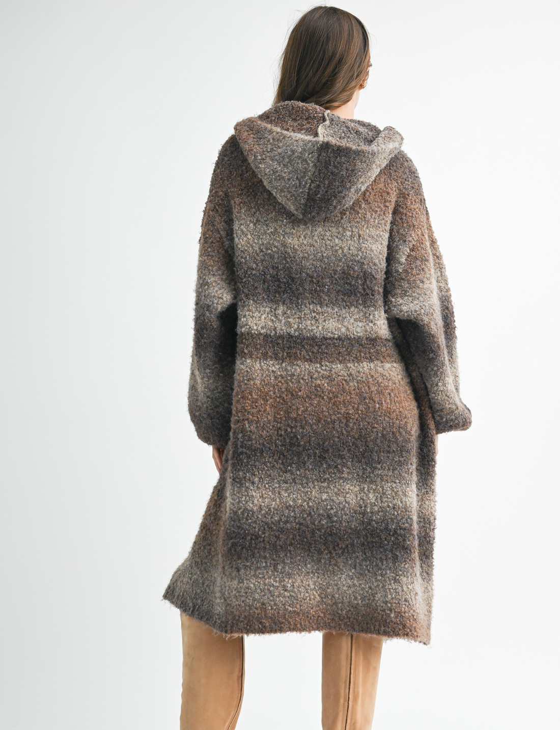 Nelsi Cardigan, Multi Brown
