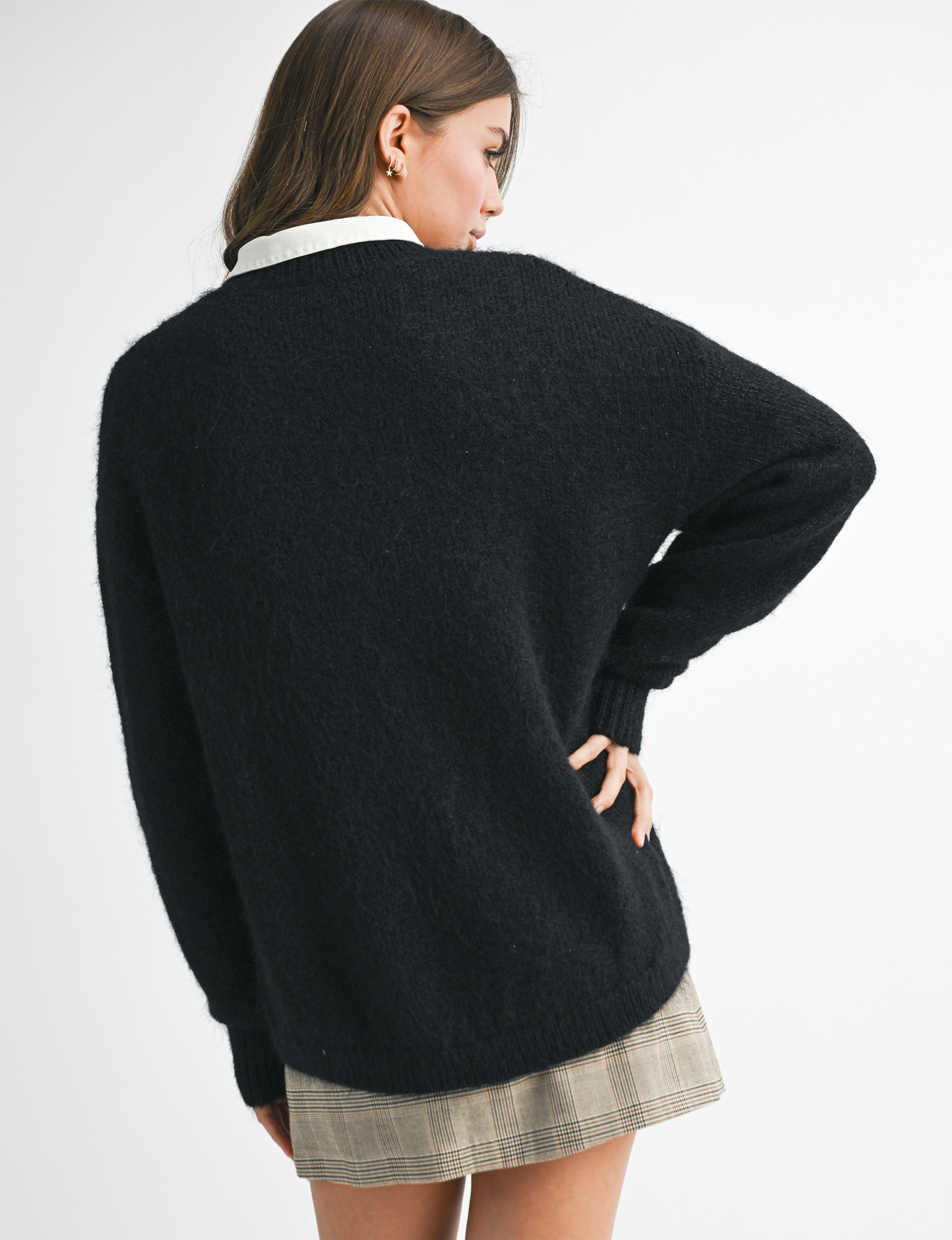 Cozy Amy Sweater, Black