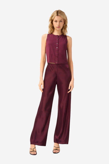 Bristol Mid Rise Pant - Blackberry