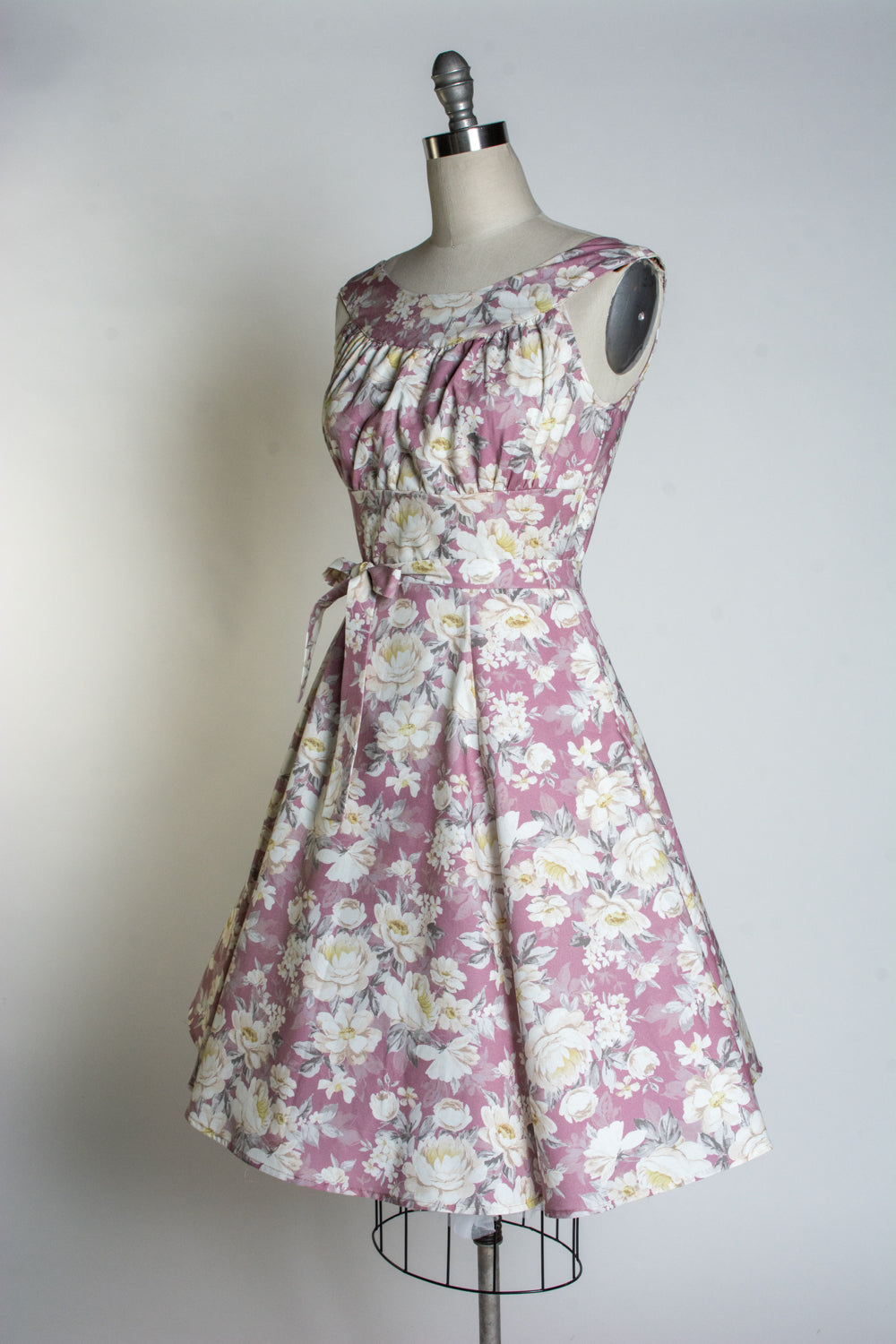 Amanda Dress - Huntington Gardens, Mauve*sale