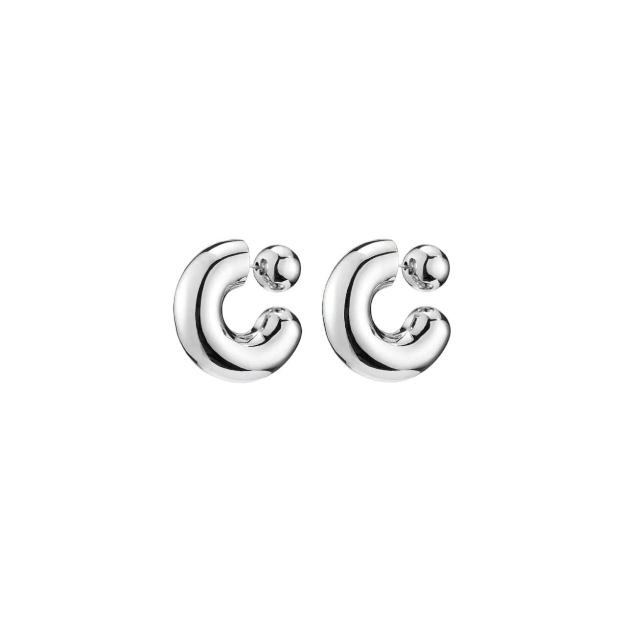 Tome Hoops Large - Silver