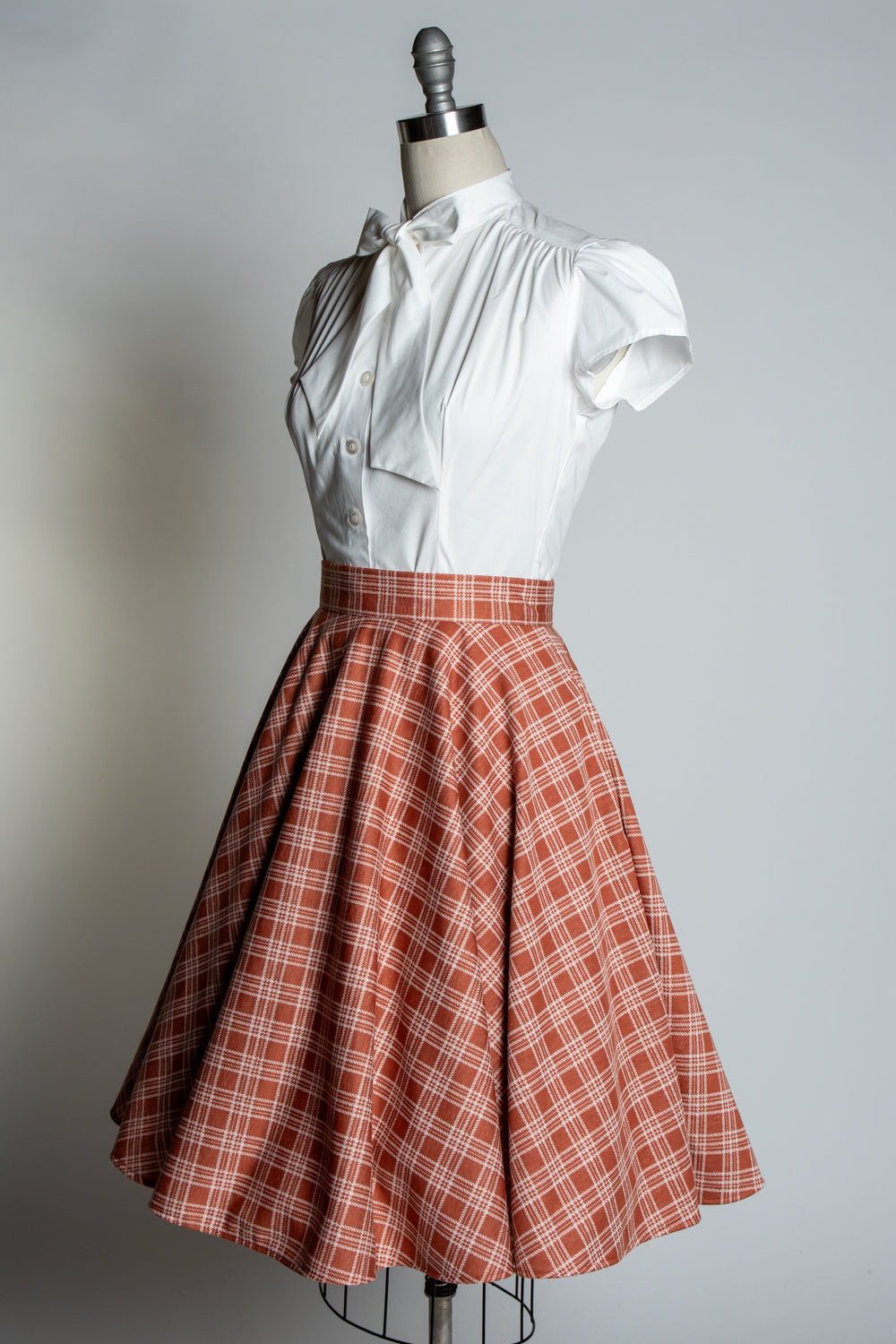 Haute Circle Skirt - Spice Plaid *sale