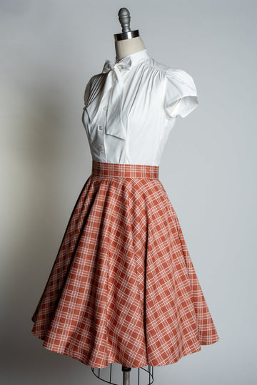 Haute Circle Skirt - Spice Plaid *sale