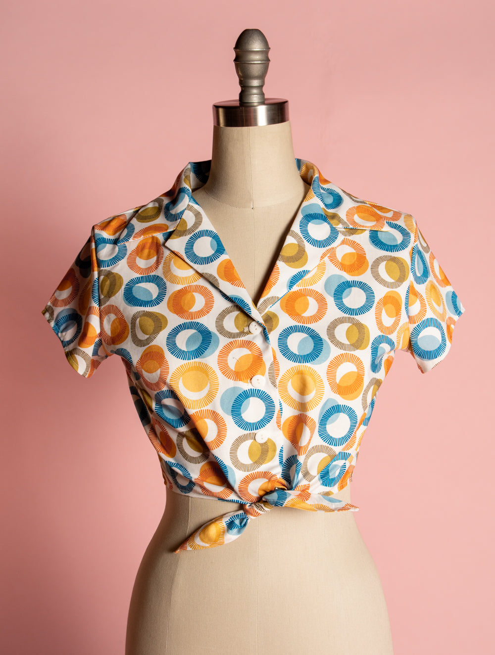 Ellie Tie Top Blouse - Palm Springs *sale