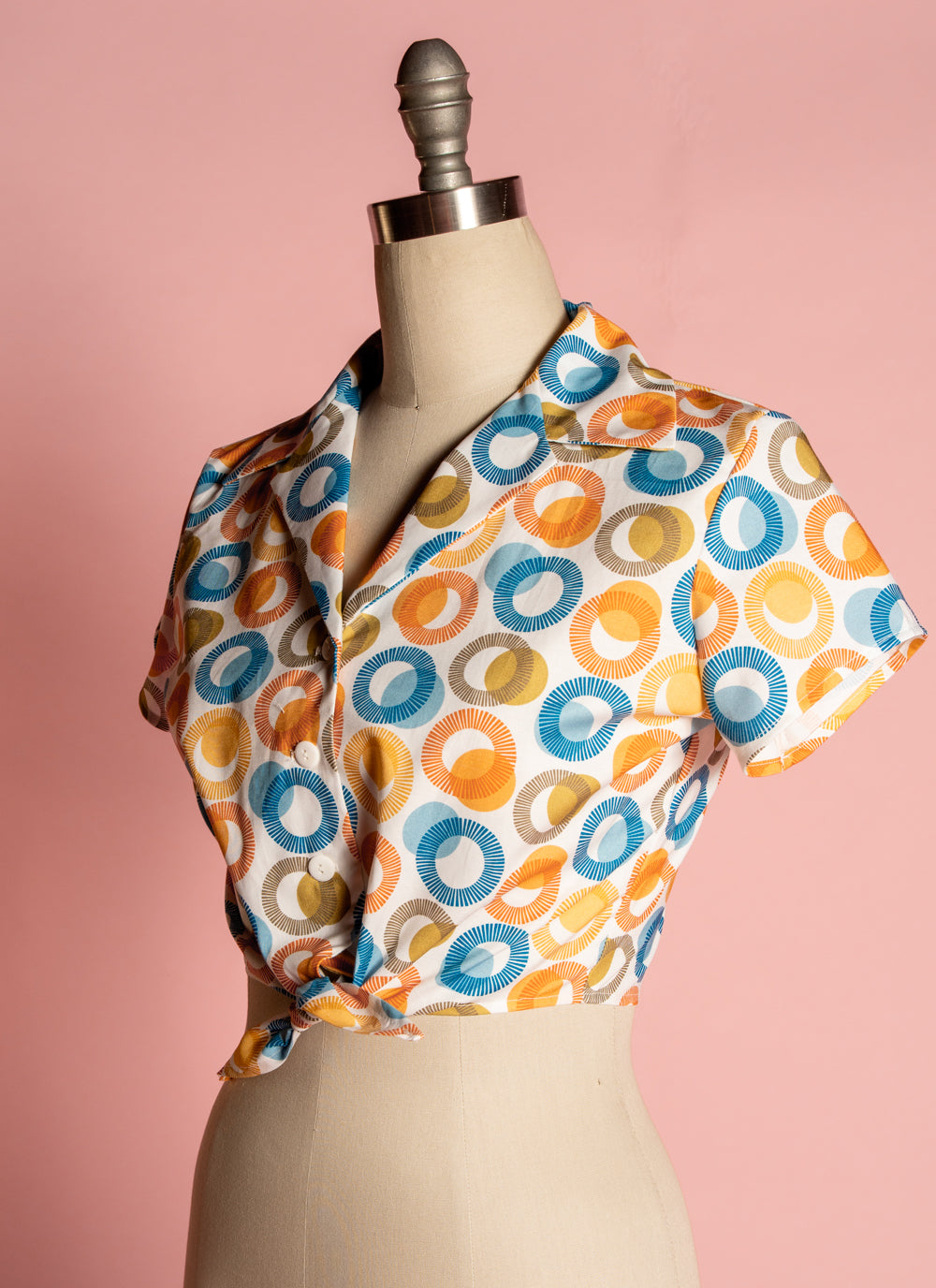 Ellie Tie Top Blouse - Palm Springs *sale
