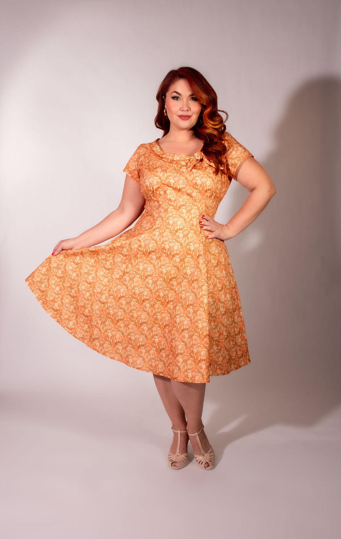 Beverly Dress- Amber Floral