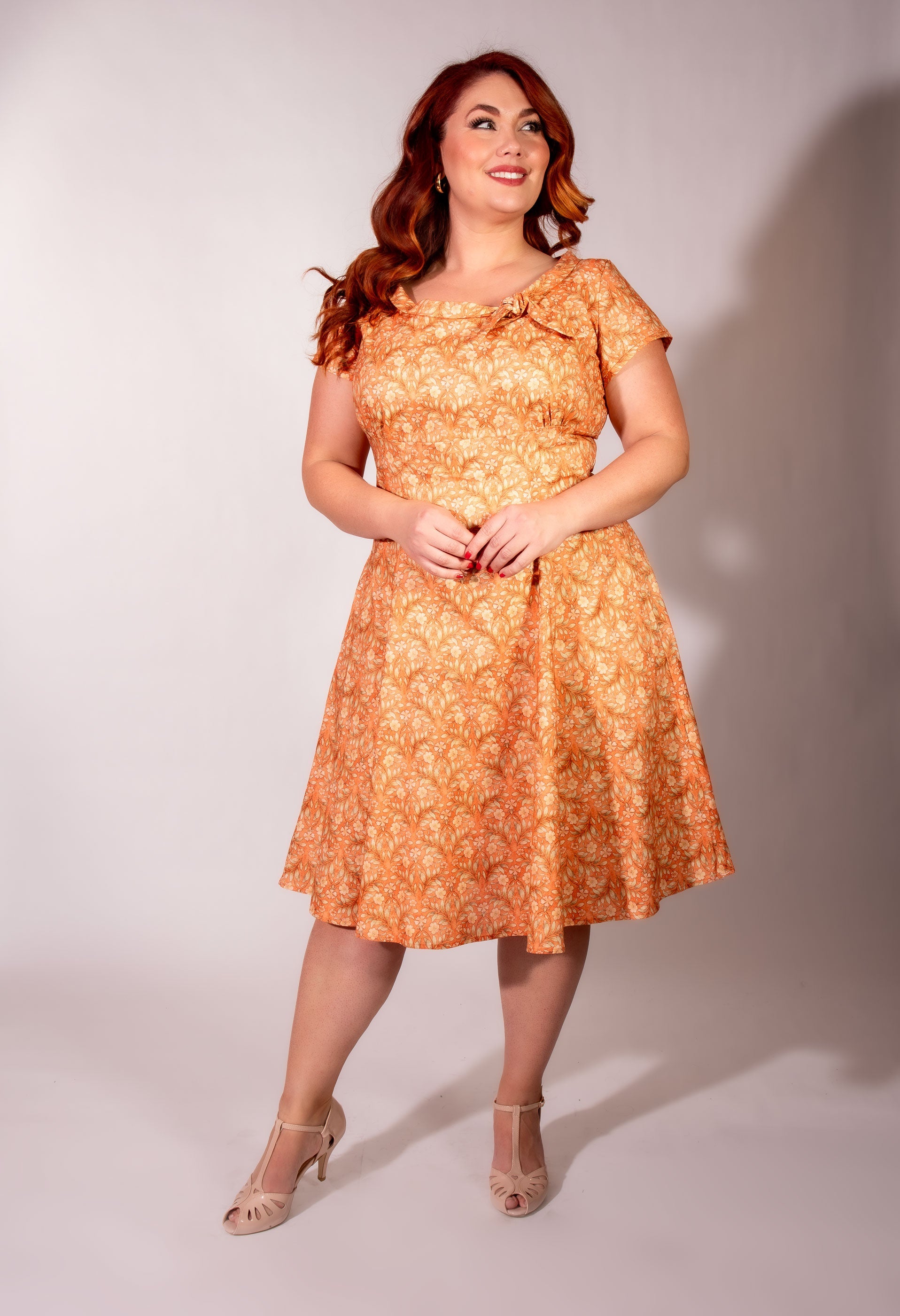 Beverly Dress- Amber Floral