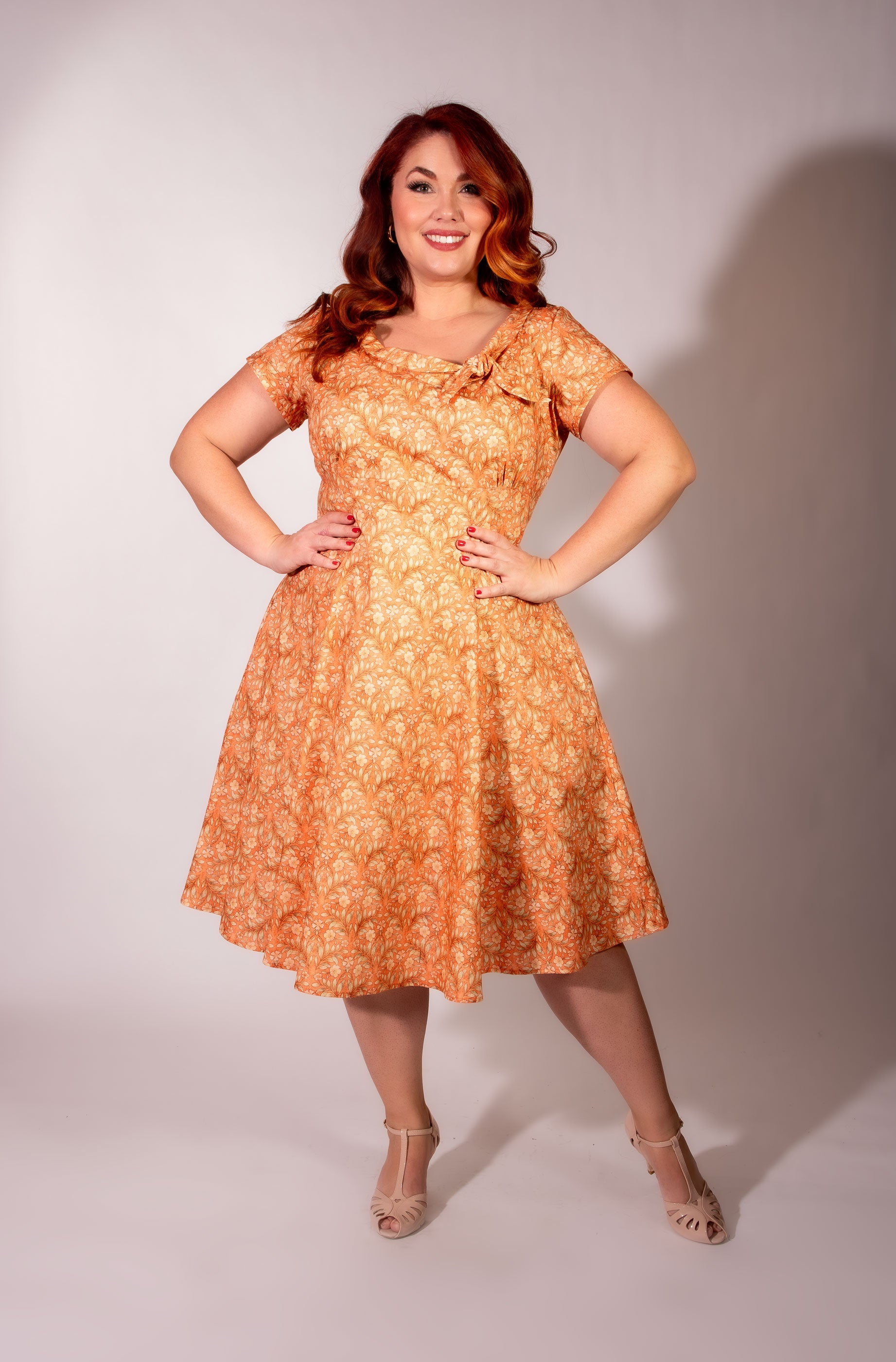 Beverly Dress- Amber Floral