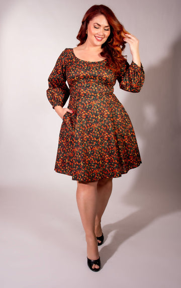 Jenni Dress- Poppies