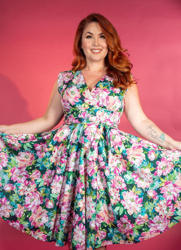 Milan Dress - Water Lily