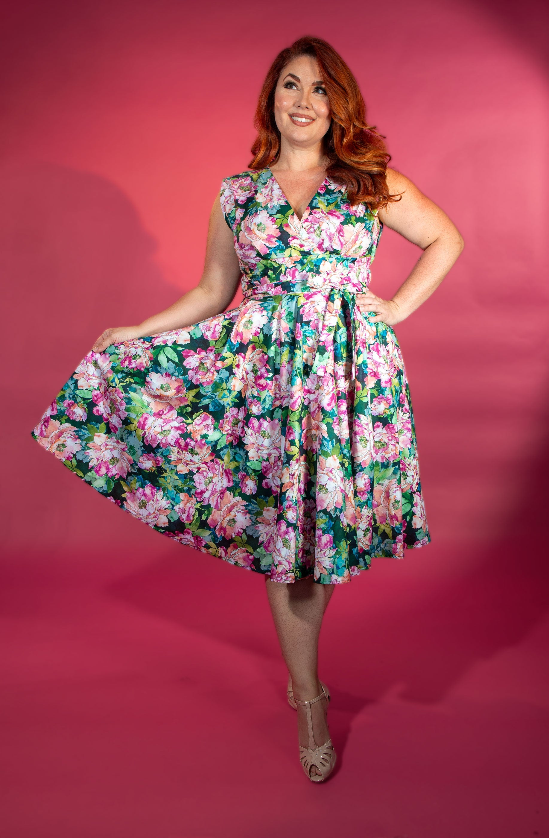 Milan Dress - Water Lily