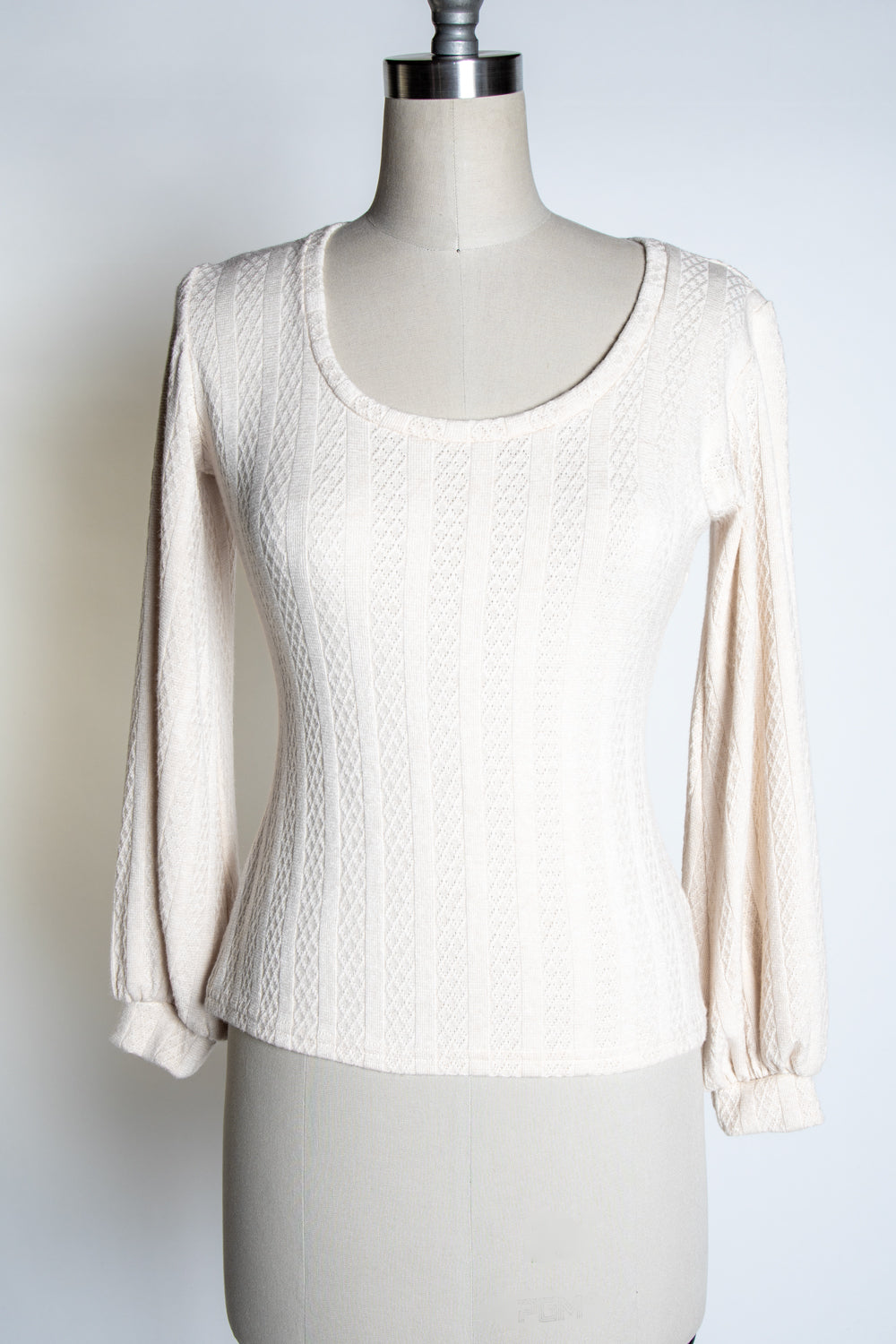 Grace Top - Pointelle, Ivory *sale