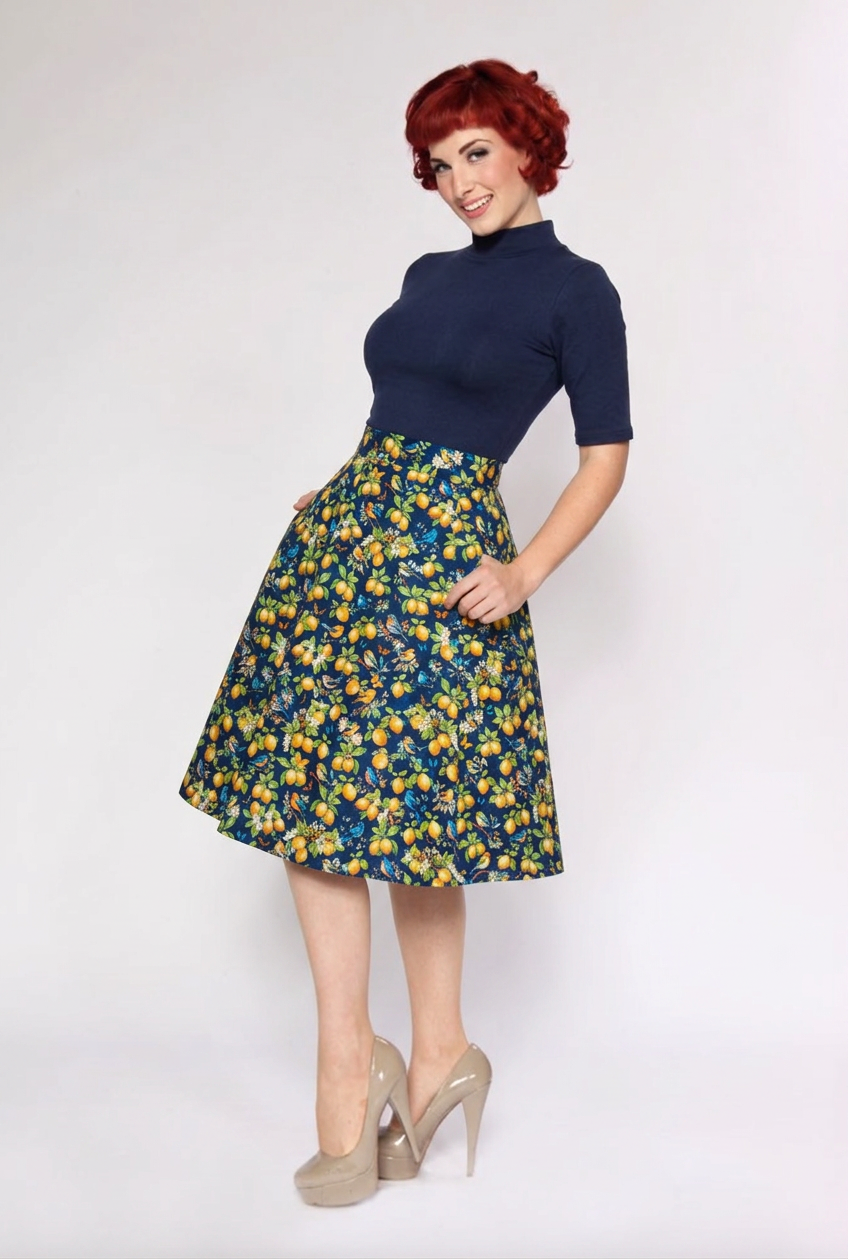 Twirl Skirt- Lemons & Songbirds