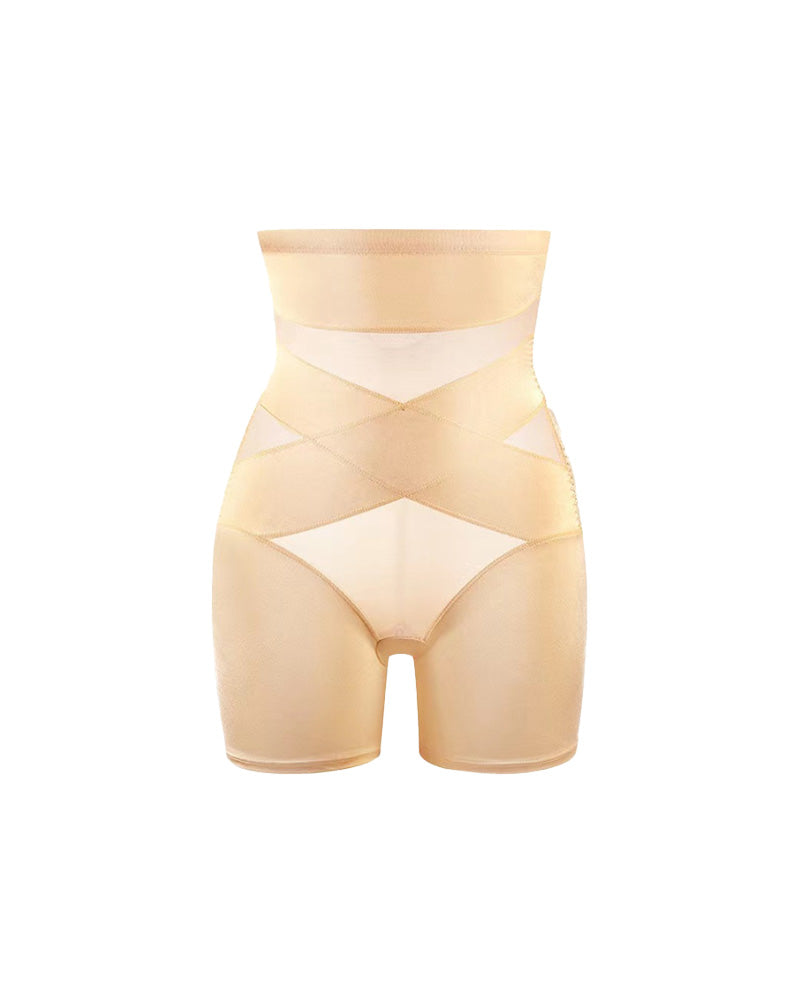 High Waist Cross Compression Mid-Thigh Shaping Shorts£¨2pcs £©