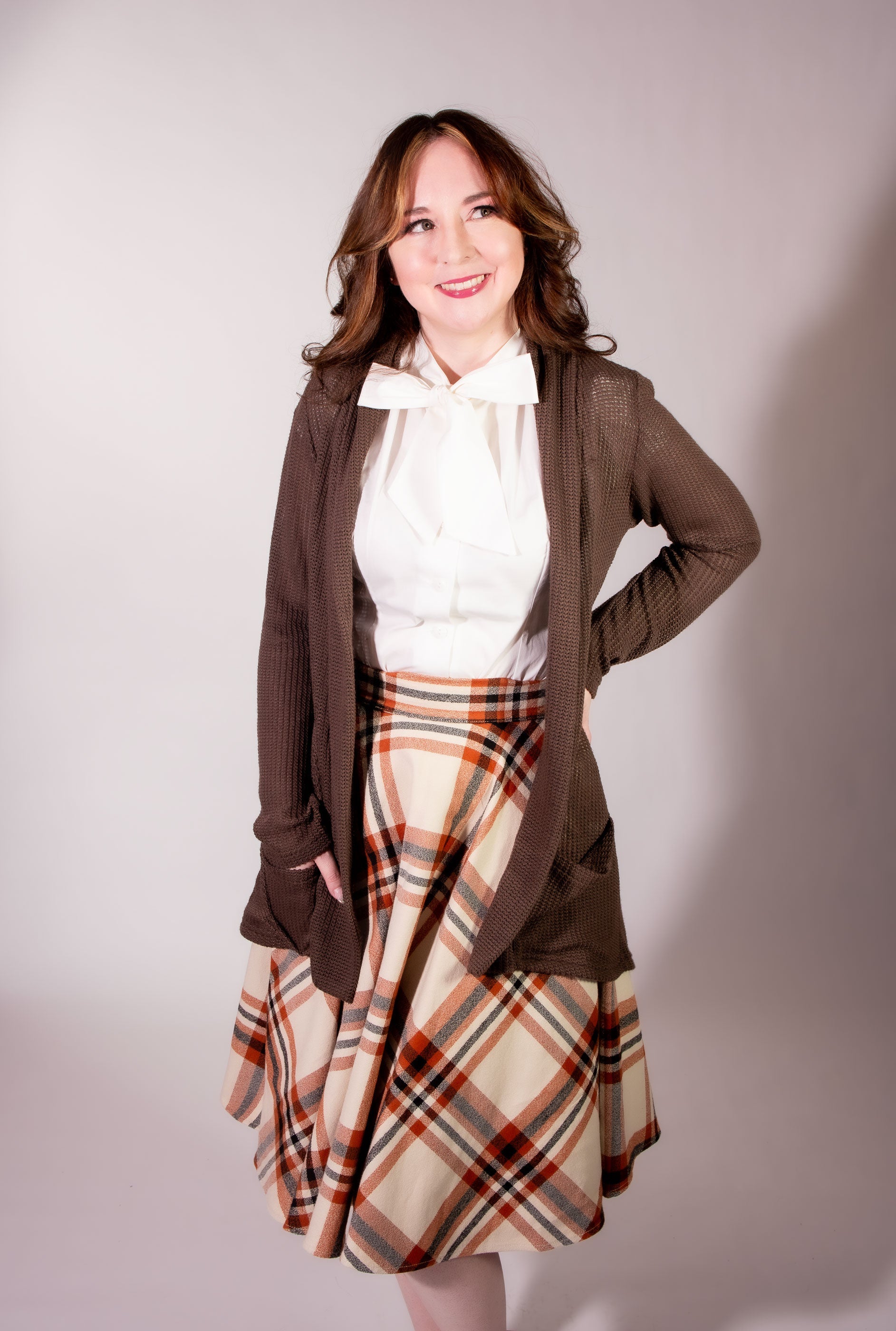 Dreamy Duster - Open Knit, Brown