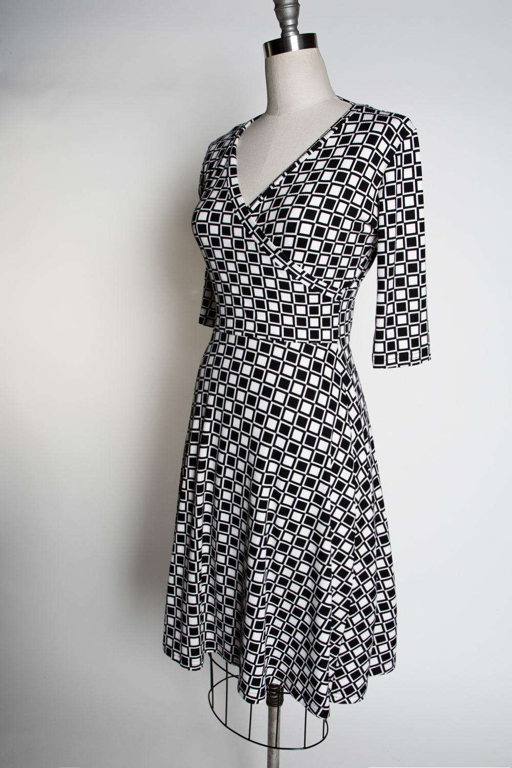 Joanie Knit Dress 3/4 Sleeve - Mod Squad Rib Knit *sale