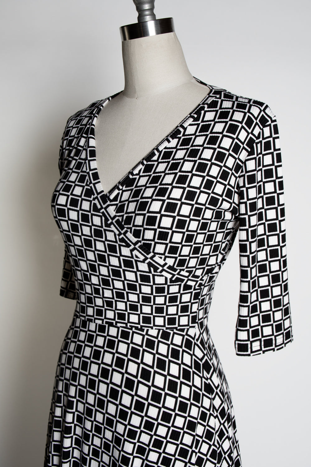 Joanie Knit Dress 3/4 Sleeve - Mod Squad Rib Knit *sale