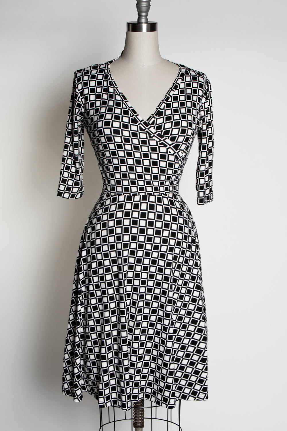Joanie Knit Dress 3/4 Sleeve - Mod Squad Rib Knit *sale