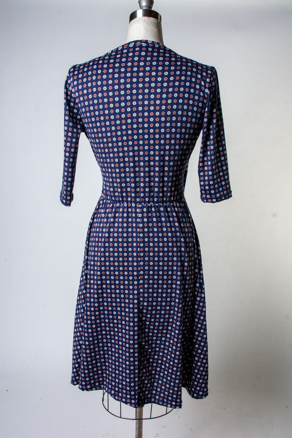 Joanie Knit Dress 3/4 Sleeve - Cafe Fluer Dot *sale